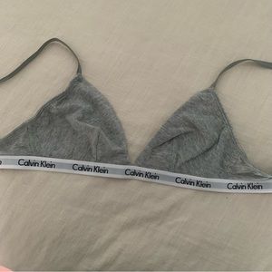 Calivin Klein Grey Triangle Bralette